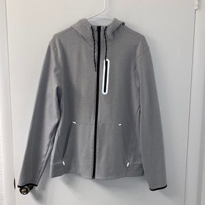 Old Navy Active “Go-Dry” Light Gray Hoodie